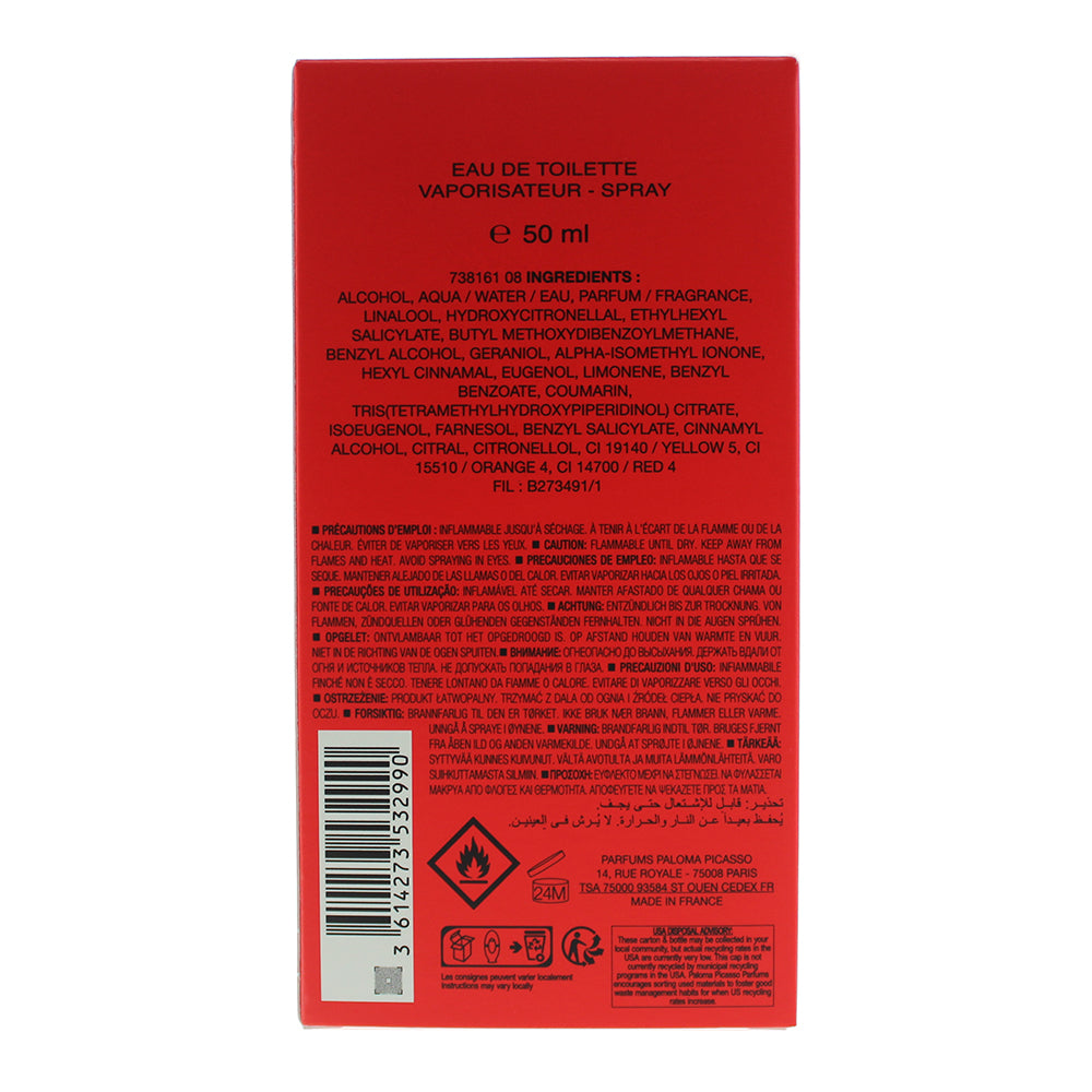 Paloma Picasso Eau De Toilette 50ml