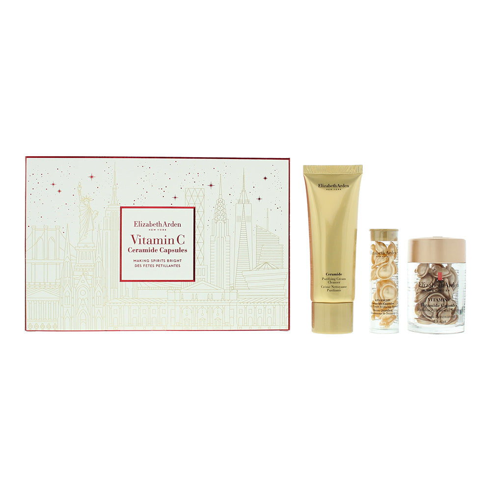 Elizabeth Arden Vitamin C 3 Piece Gift Set: Ceramide Radiance Renewal Serum Caps