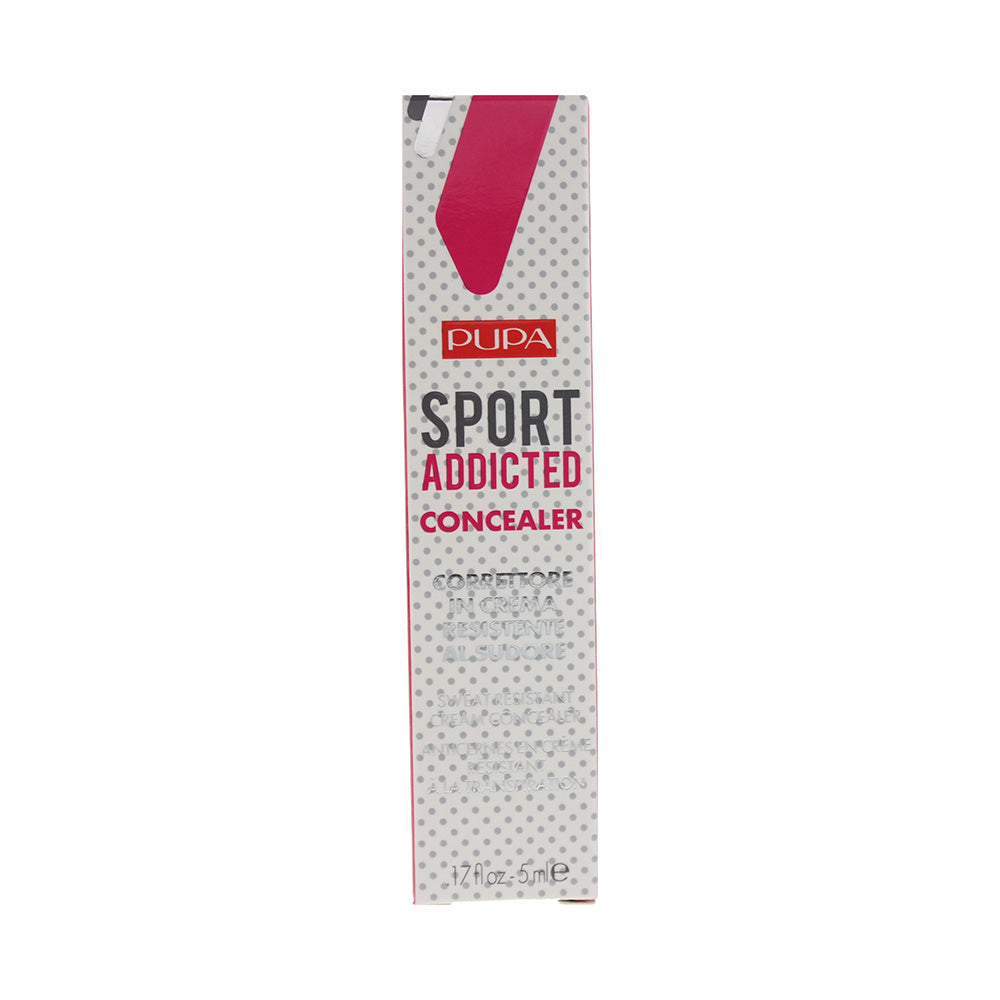 Pupa Sport Addicted 001 Light Beige Concealer 5ml - Box