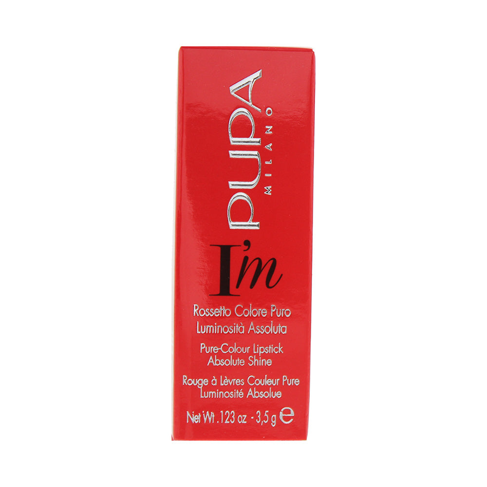 Pupa I'm Pure-Colour 408 Mysterious Pink Lipstick 3.5g - Box