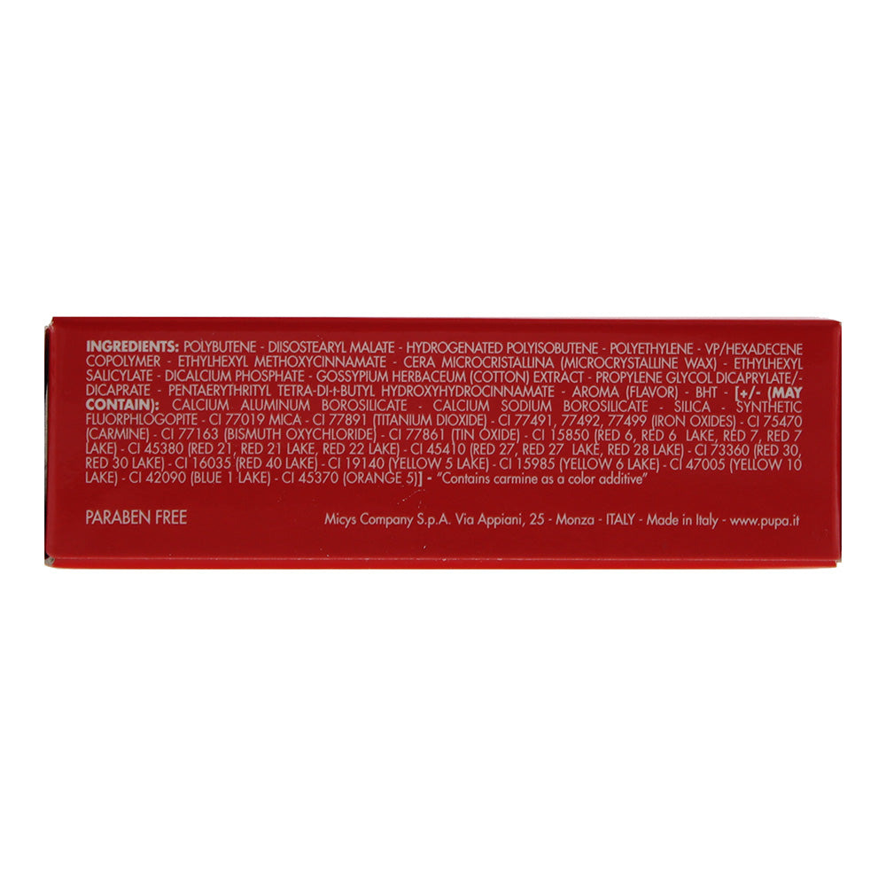 Pupa Miss Ultra Brilliant 502 Red Scarlet Surprise Lipstick 2.4ml