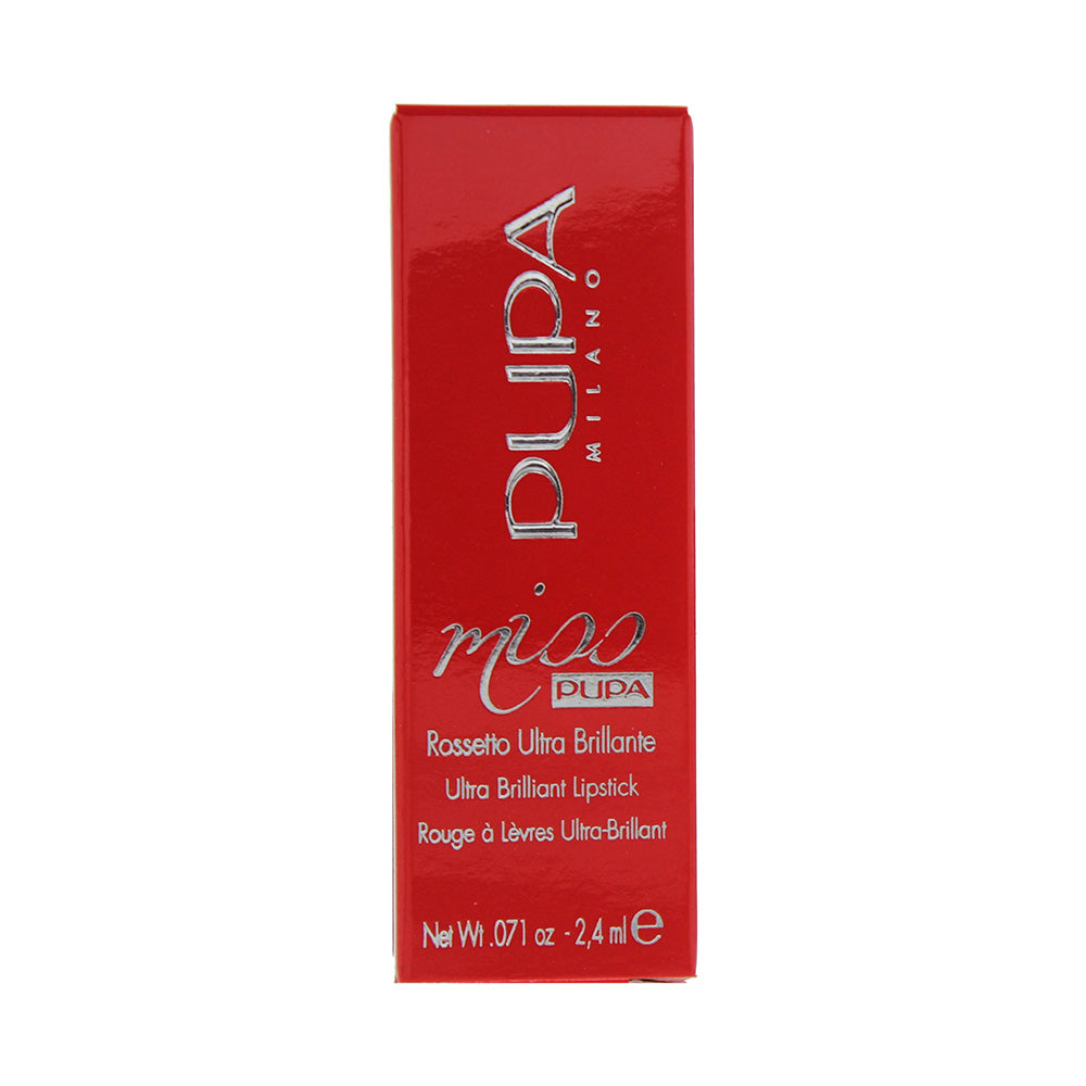 Pupa Miss Ultra Brilliant 502 Red Scarlet Surprise Lipstick 2.4ml - Box