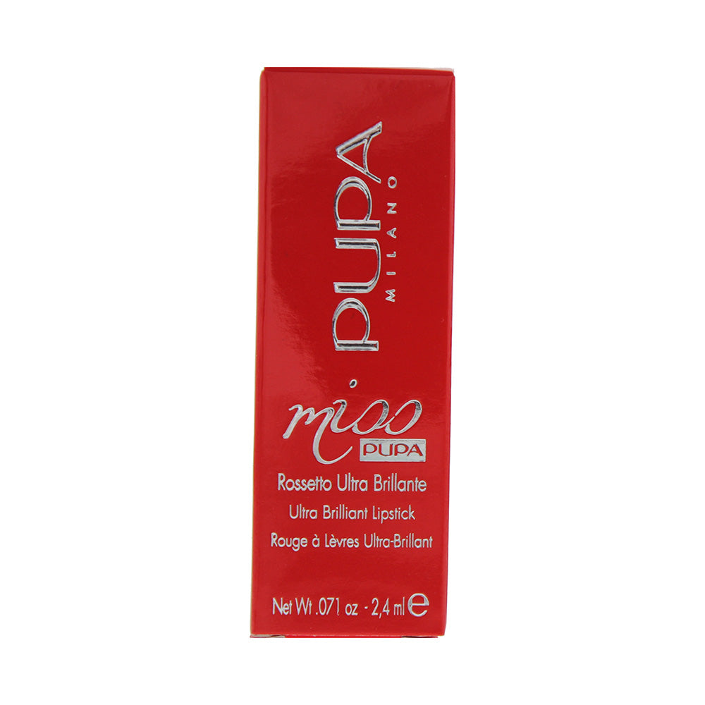 Pupa Miss Ultra Brilliant 504 Ruby Red Lipstick 2.4ml - Box