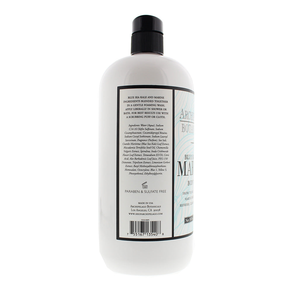 Archipelago Botanicals Marine Body Wash 976ml - Ingredients