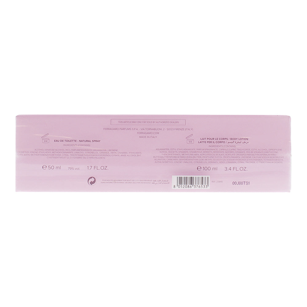 Salvatore Ferragamo Amo Flowerful 2 Piece Gift Set: Eau de Toilette 50ml - Body  - Ingredients