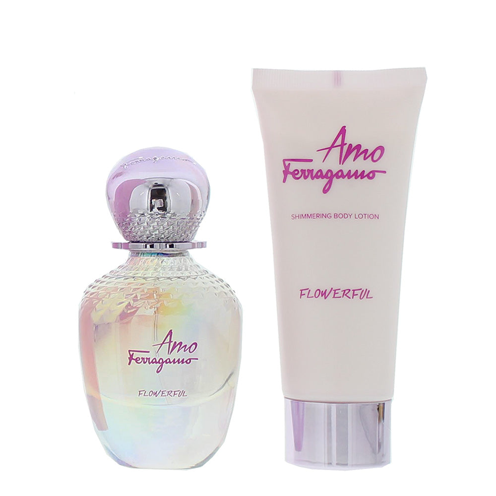 Salvatore Ferragamo Amo Flowerful 2 Piece Gift Set: Eau de Toilette 50ml - Body  - Product