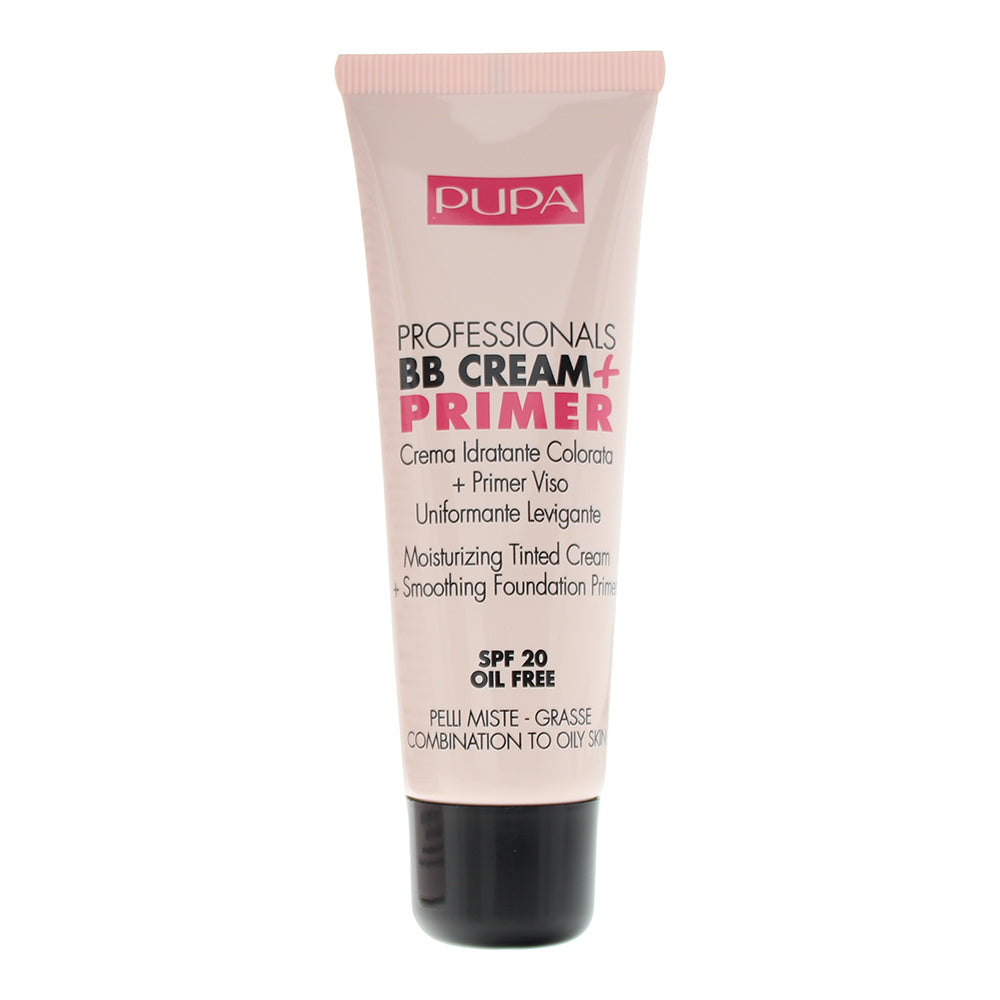 Pupa Professionals BB Cream + Primer 002 Sand SPF 20 Tinted Cream 50ml Combinati - Product