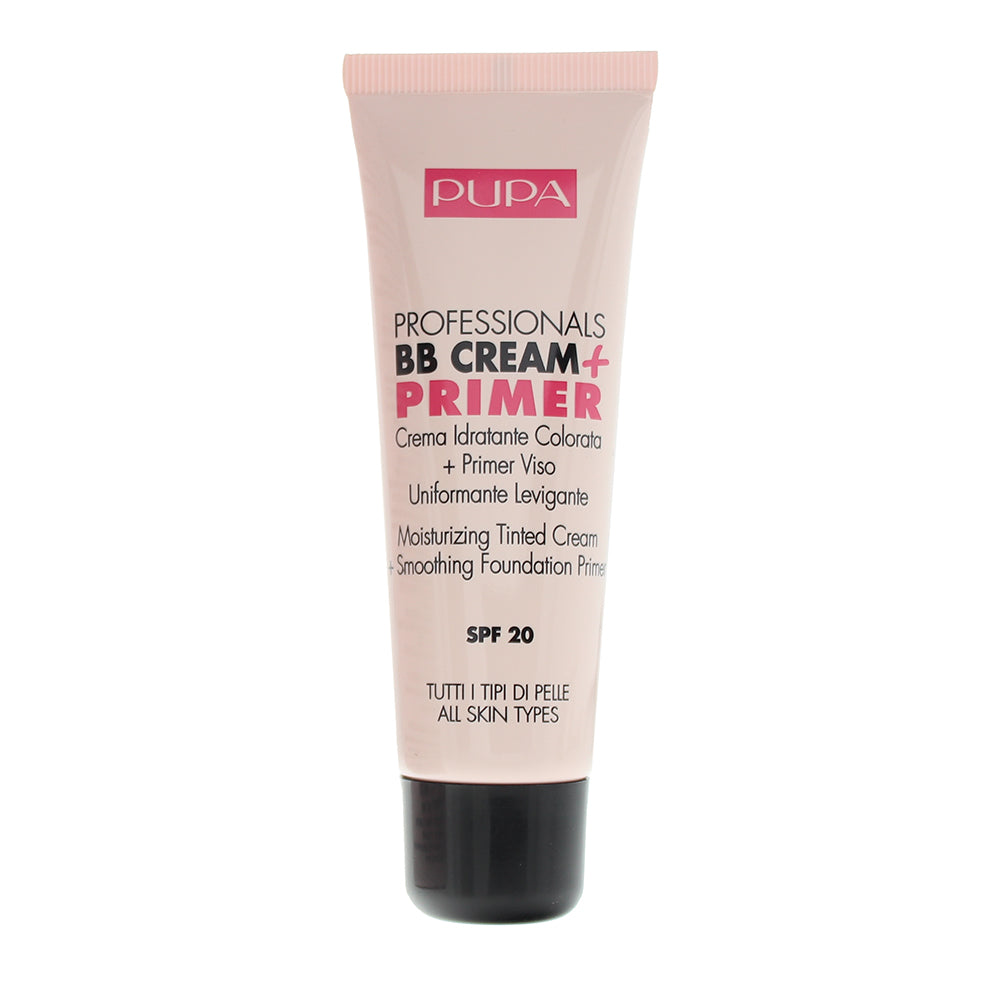 Pupa Professionals BB Cream + Primer 002 Sand SPF 20 Tinted Cream 50ml All Skin  - Product