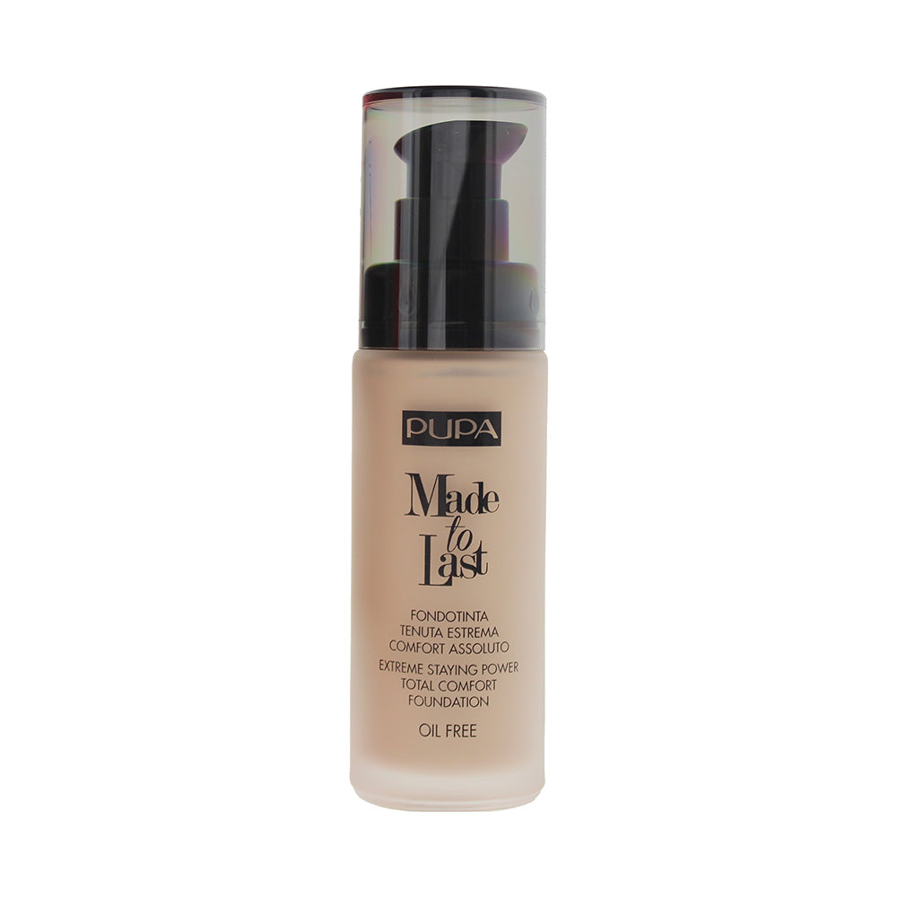 Pupa Made To Last 010 Porcelain Foundation 30ml - Product