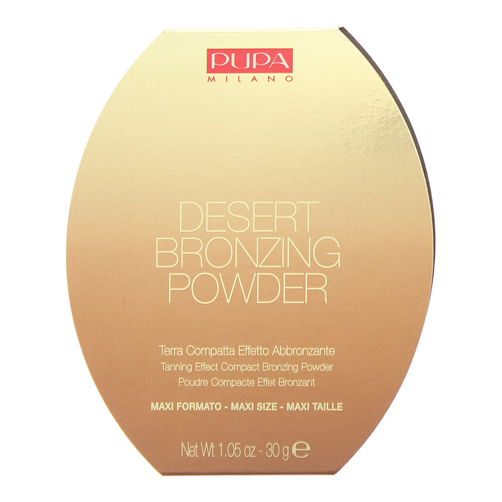 Pupa Desert Bronzing 02 Honey Gold Powder 30g Maxi Size - Box