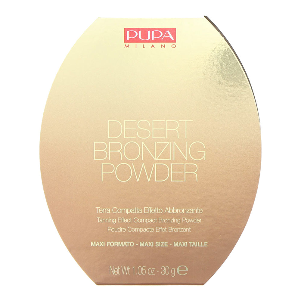 Pupa Desert Bronzing 003 Amber Light Powder 30g Maxi Size - Box