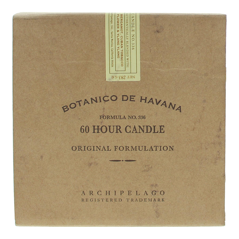 Archipelago Botanicals Boticario De Havana Formula No.336 Candle 283g - Box