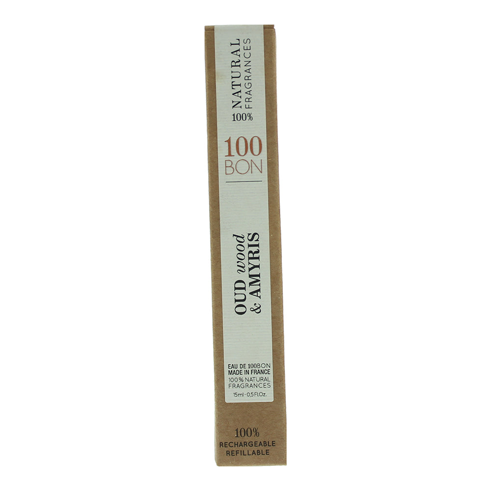 100 Bon Oud Wood & Amyris Refillable Eau de Parfum 15ml - Box
