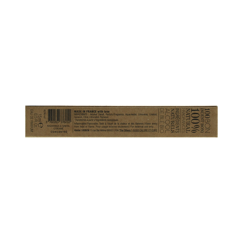 100 Bon Nagaranga Santal Citrone Refillable Eau de Parfum 15ml