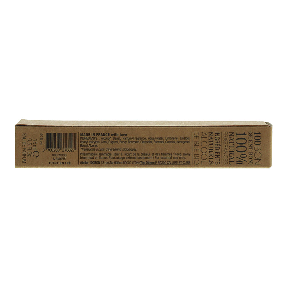 100 Bon Oud Wood & Amyris Concentré Refillable Eau de Parfum 15ml