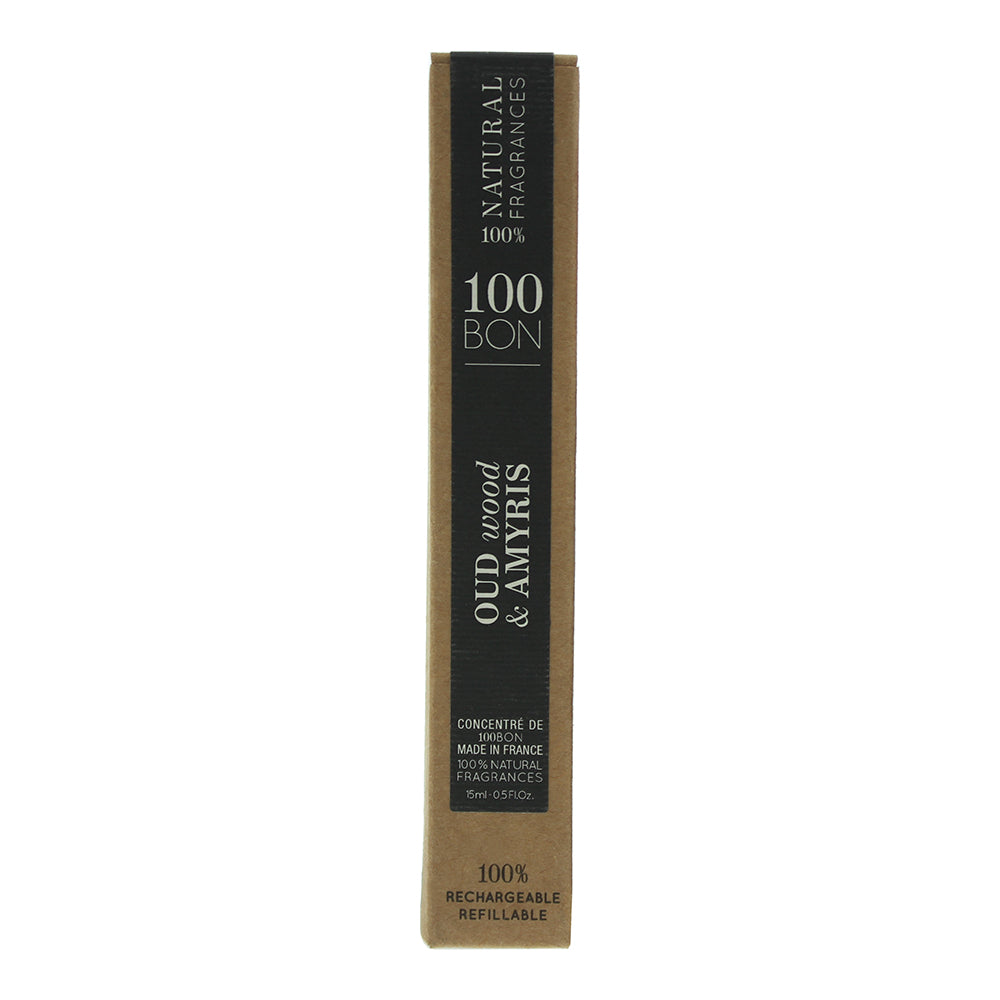 100 Bon Oud Wood & Amyris Concentré Refillable Eau de Parfum 15ml - Box