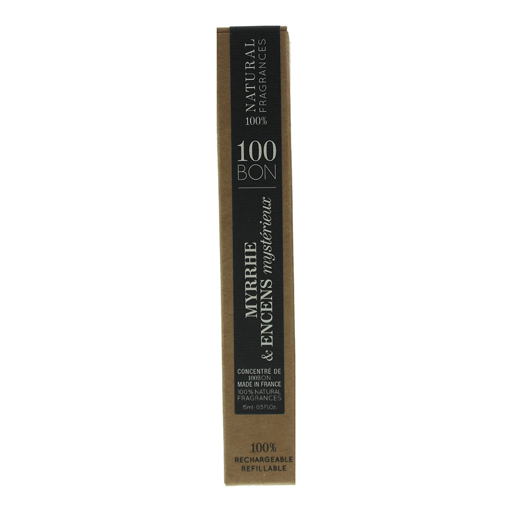 100 Bon Myrrhe Encens Mysterieux Refillable Eau de Parfum 15ml - Box