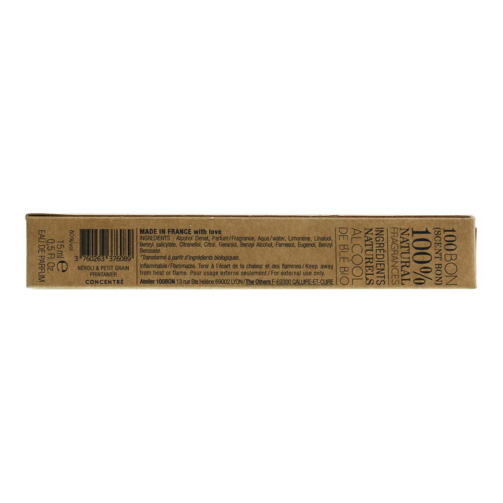 100 Bon Néroli & Petit Grain Printanier - Refillable Eau de Parfum 15ml