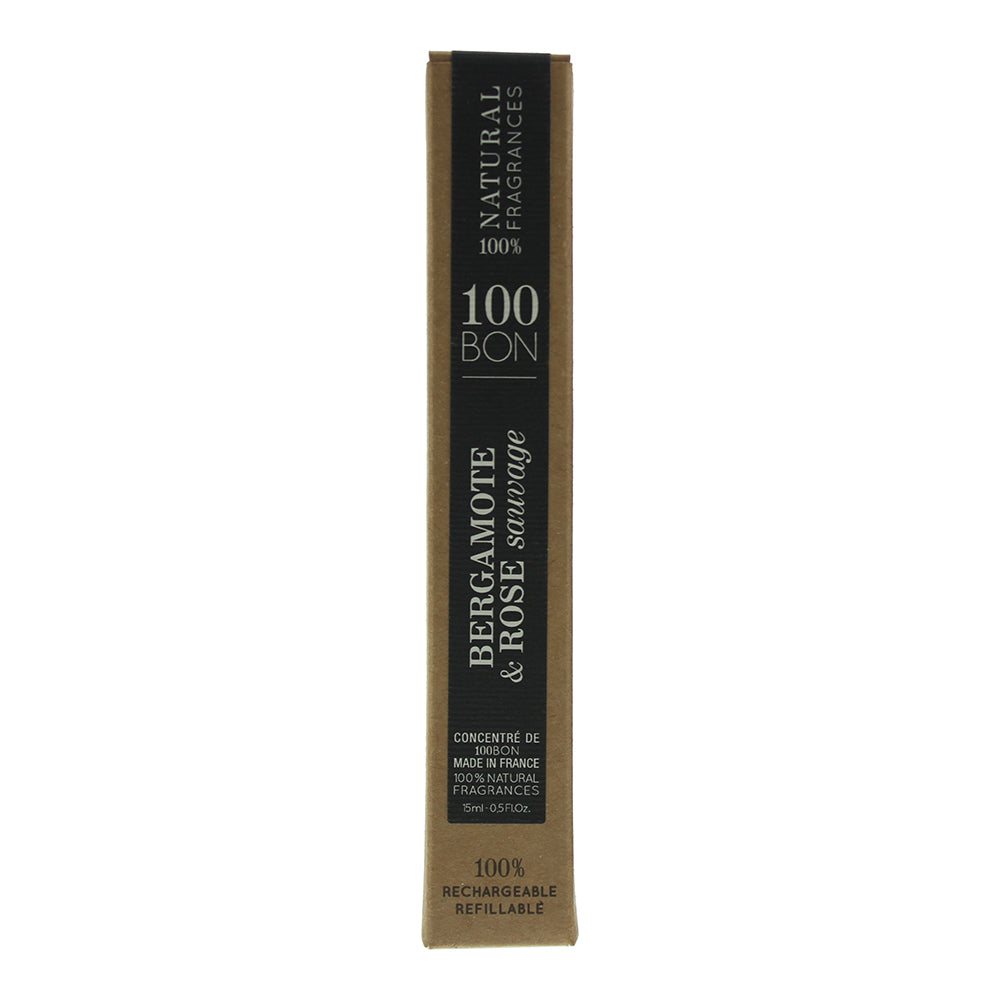 100 Bon Bergamote & Rose Sauvage Refillable Eau de Parfum 15ml - Box