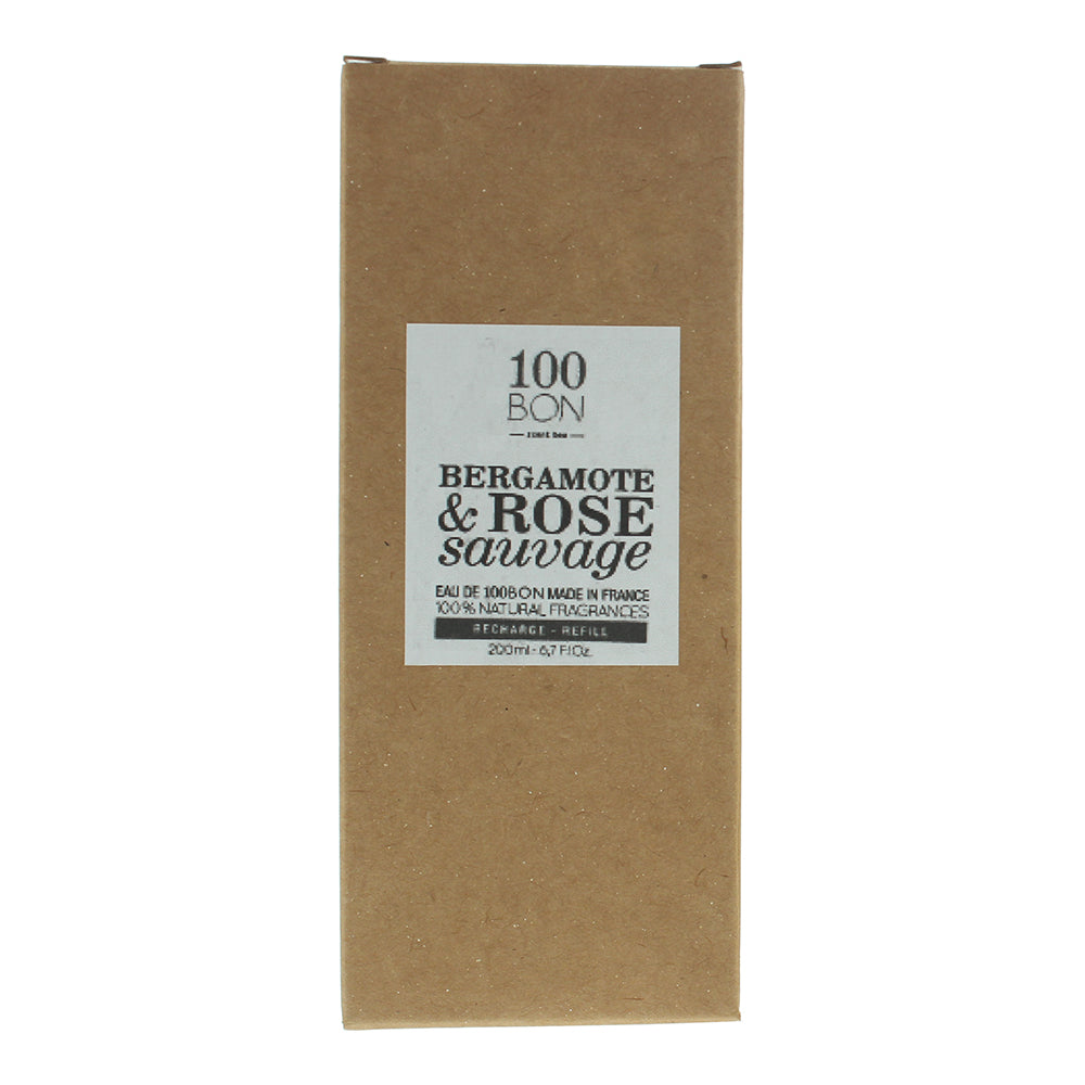 100 Bon Bergamote & Rose Sauvage Refill Eau de Parfum 200ml - Box