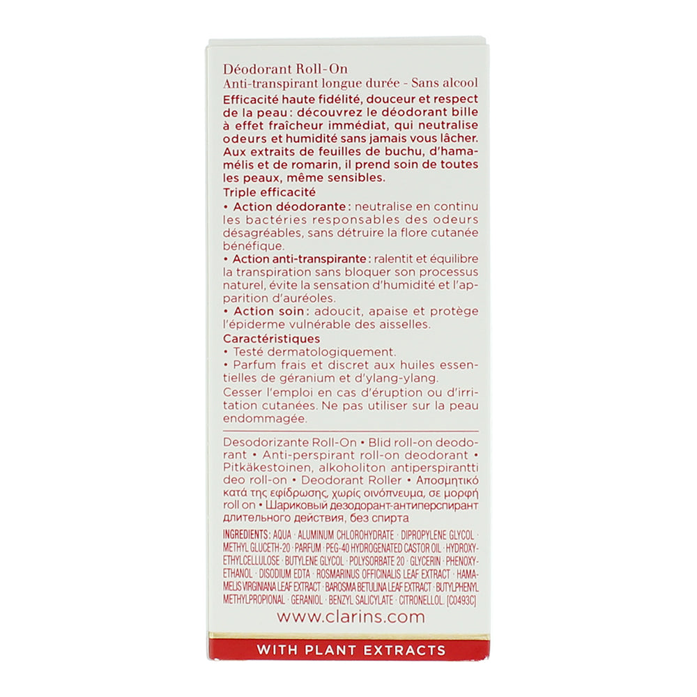 Clarins Deodorant Roll-On 50ml