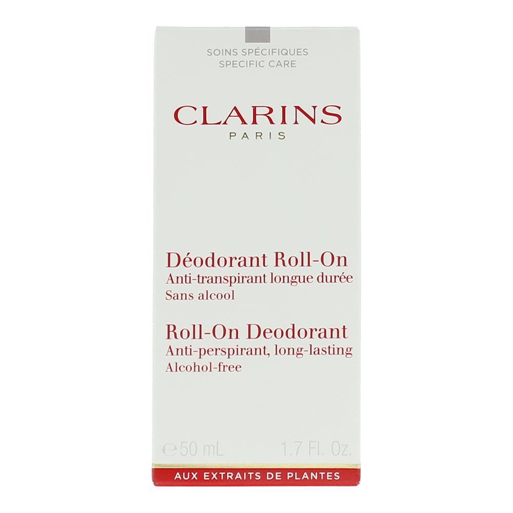 Clarins Deodorant Roll-On 50ml - Box