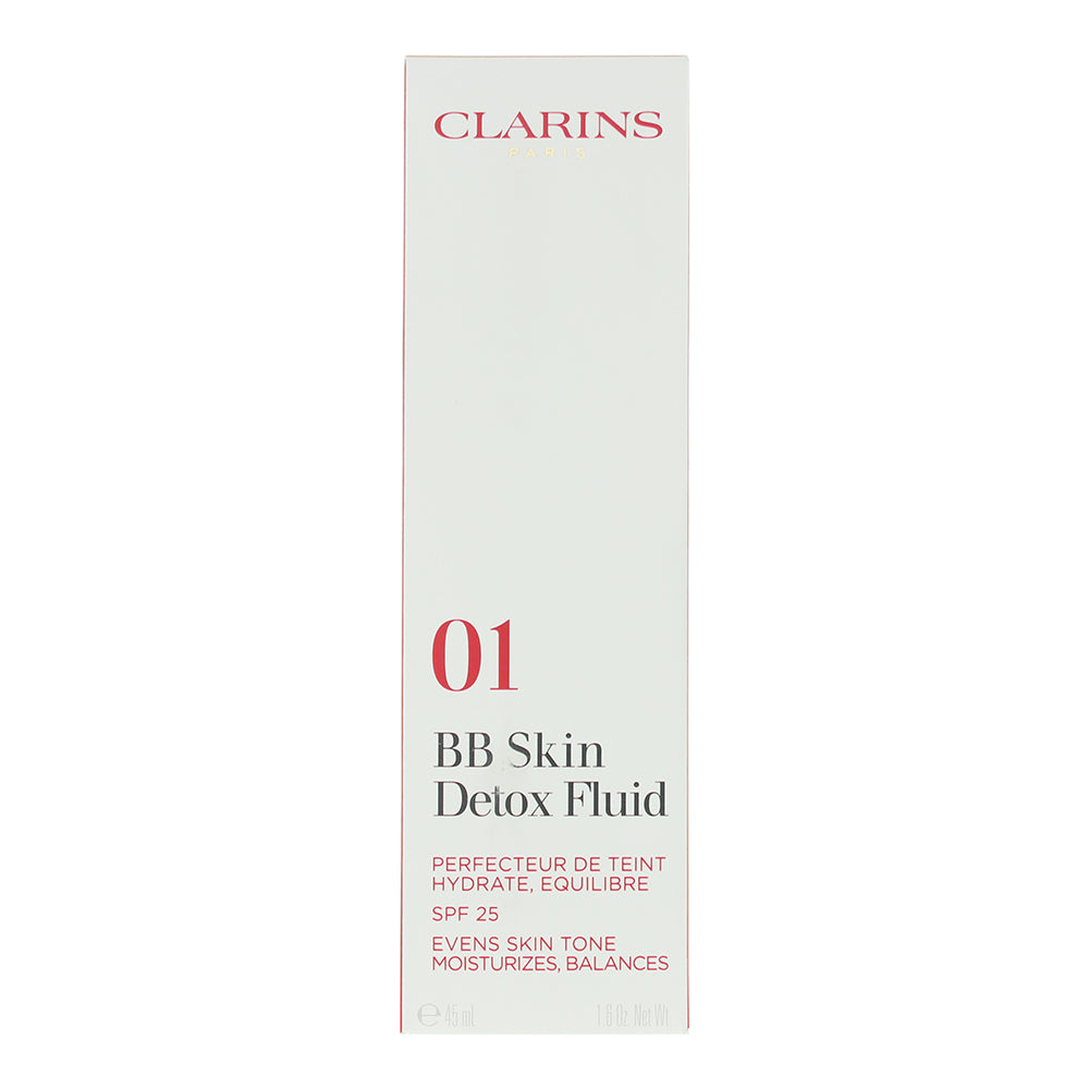 Clarins BB Skin Detox Fluid Spf 25 01 Light Bb Cream 45ml