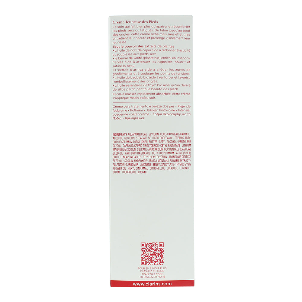 Clarins Beauty Treatment Foot Cream 125ml