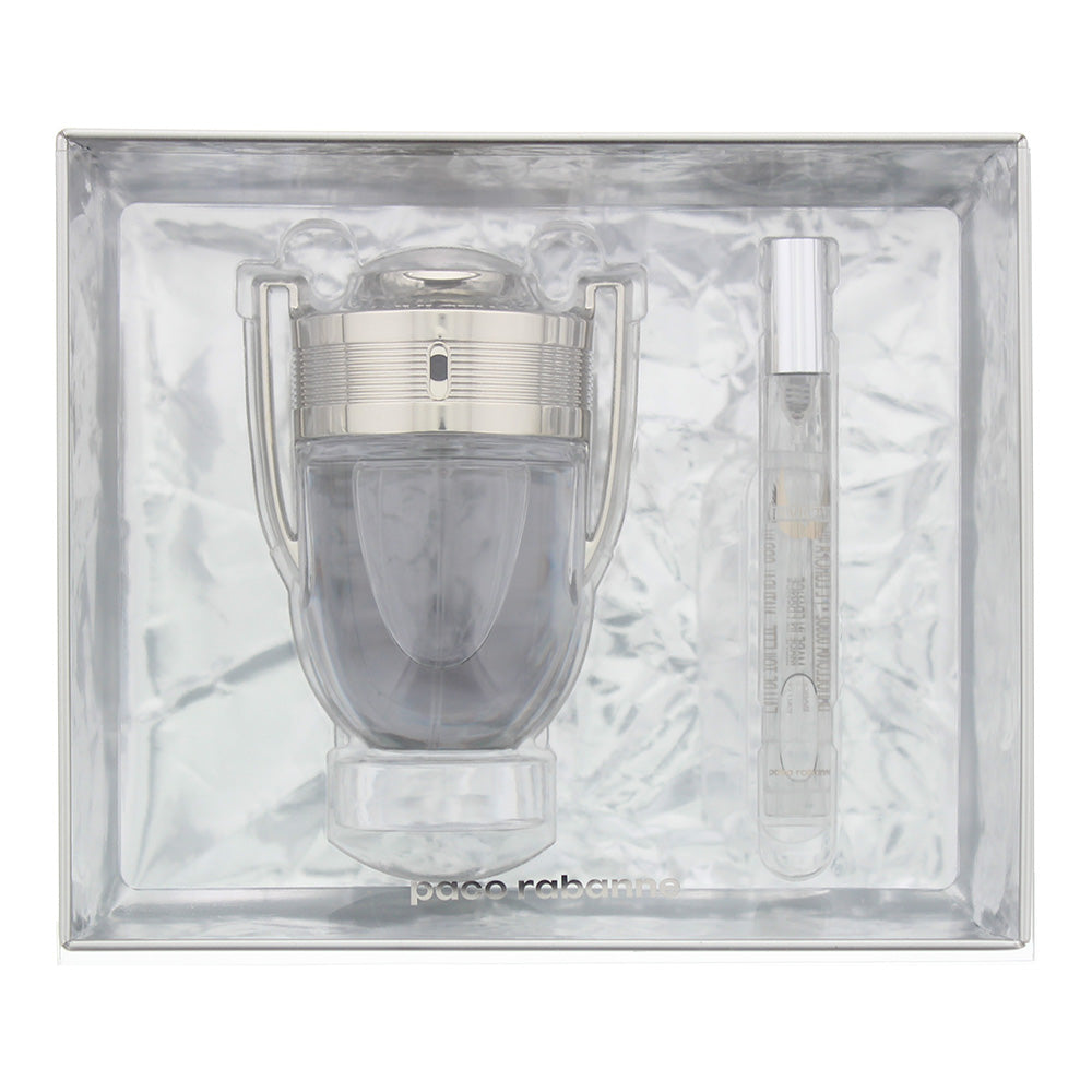 Paco Rabanne Invictus 2 Piece Gift Set: Eau de Toilette 100ml - Eau de Toilette 