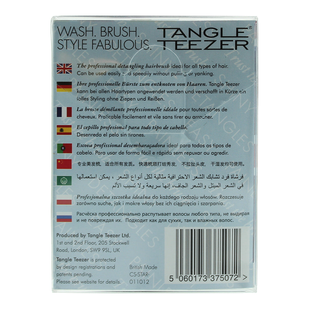 Tangle Teezer Detangling Compact Black Chrome Hair Brush - Ingredients
