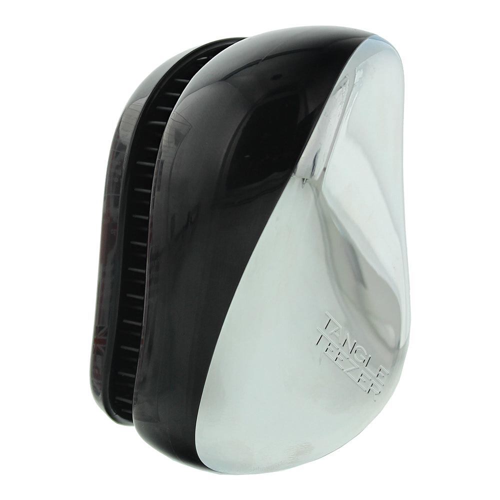 Tangle Teezer Detangling Compact Black Chrome Hair Brush - Product