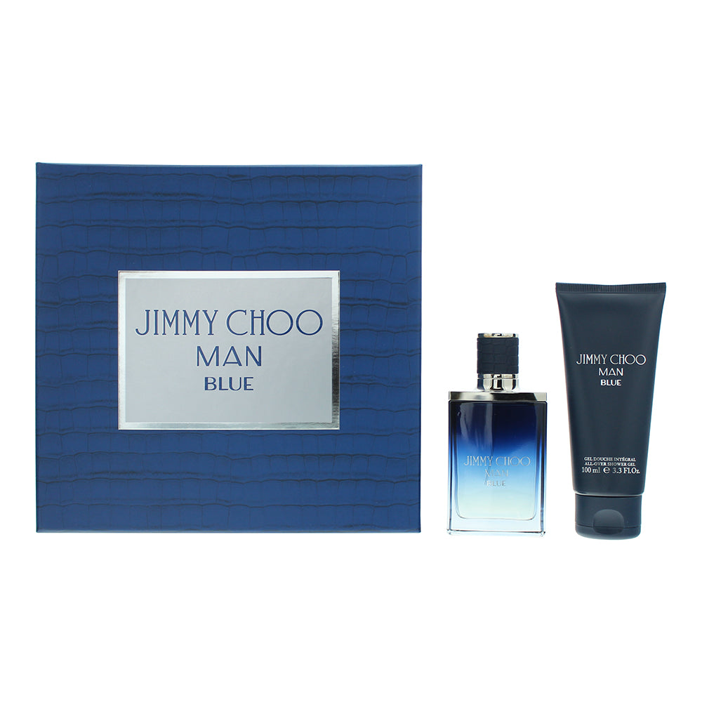 Jimmy Choo Man Blue 2 Piece Gift Set: Eau de Toilette 50ml - Shower Gel 100ml