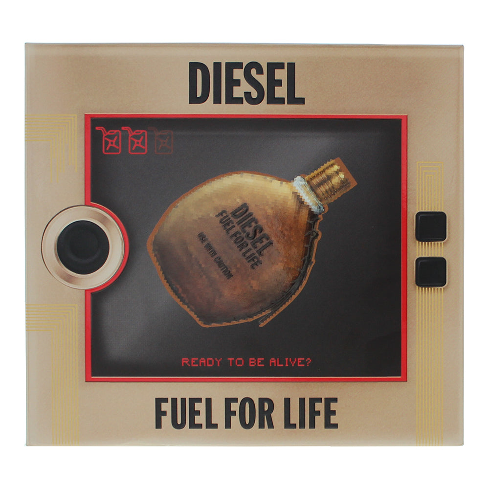 Diesel Fuel For Life 2 Piece Gift Set: Eau de Toilette 30ml - Shower Gel 75ml - Box