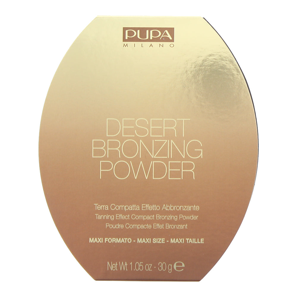 Pupa Desert Bronzing 006 Cocoa Matt Powder 30g Maxi Size - Box