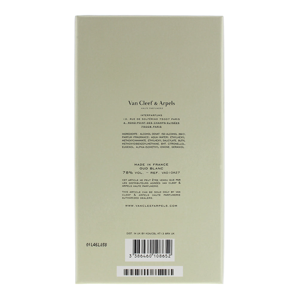 Van Cleef & Arpels Collection Extraordinaire Oud Blanc Eau De Parfum 75ml