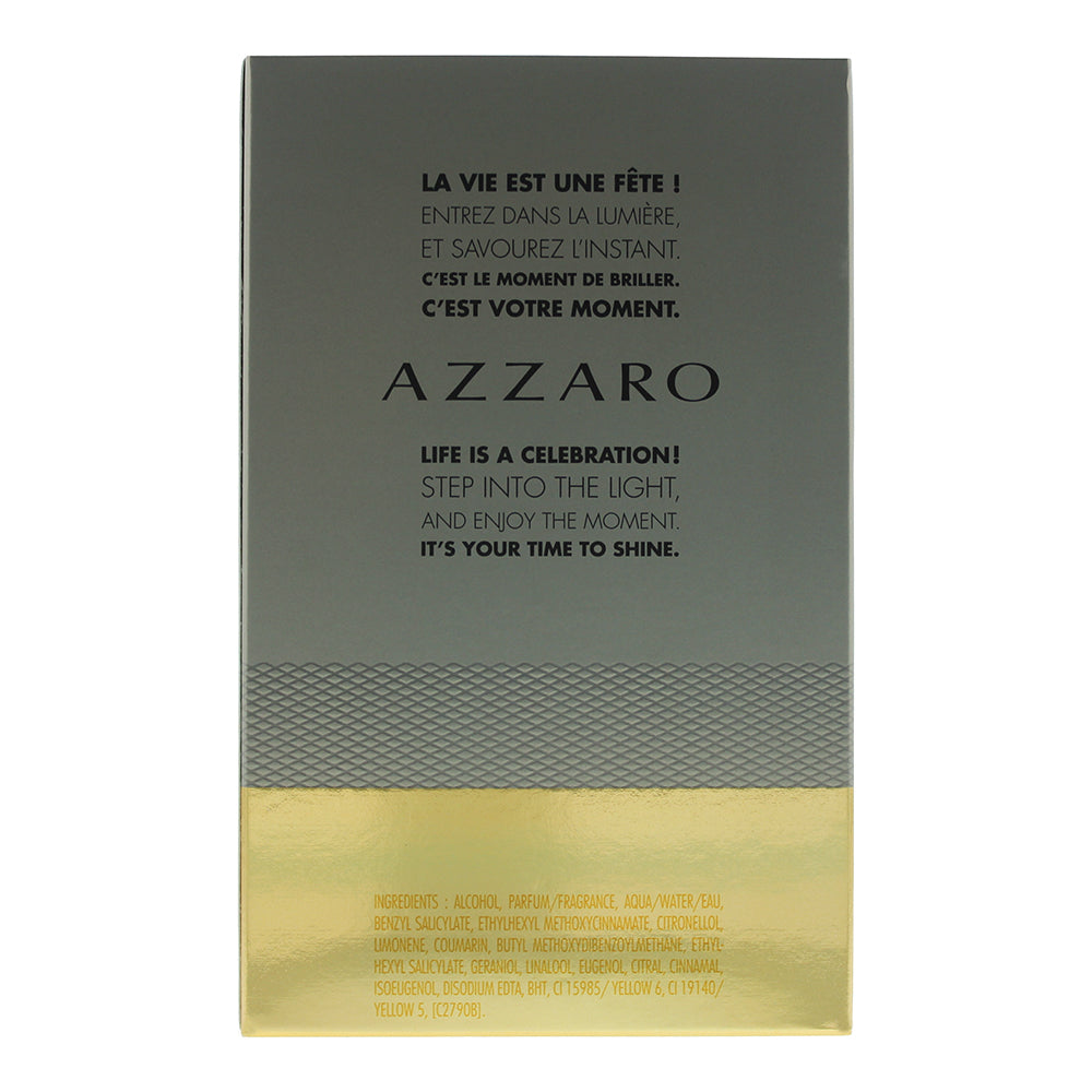 Azzaro Wanted Eau de Toilette 100ml - Ingredients