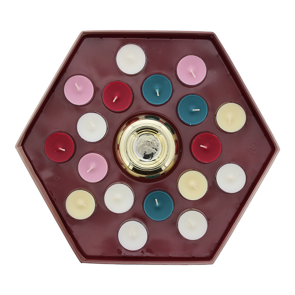 Yankee Candle 19 Piece Gift Set: Candle Holder - 18 x Candle 9.8g - Product