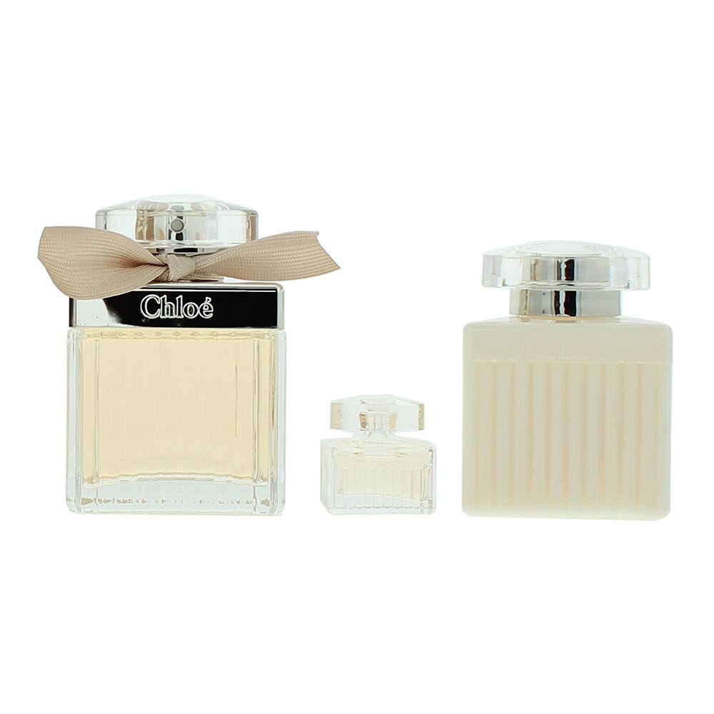 Chloé 3 Piece Gift Set: Eau de Parfum 75ml - Body Lotion 100ml - Eau de Parfum 5 - Product