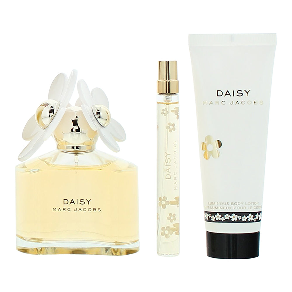 Marc Jacobs Daisy 3 Piece Gift Set: Eau de Toilette 100ml - Body Lotion 75ml - E - Product