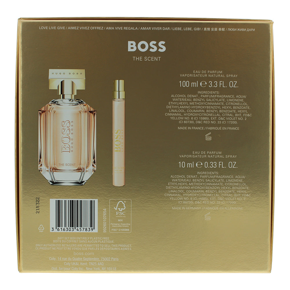 Hugo Boss The Scent For Her 2 Piece Gift Set: Eau de Parfum 100ml - Eau de Parfu - Ingredients