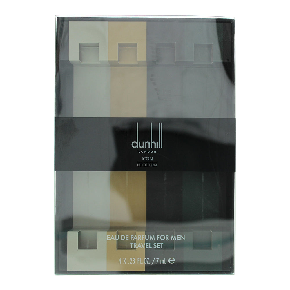 Dunhill Icon 4 Piece Gift Set: 4 x Eau de Parfum 7ml - Icon - Icon Absolute - Icon Elite - Icon Racing - Box