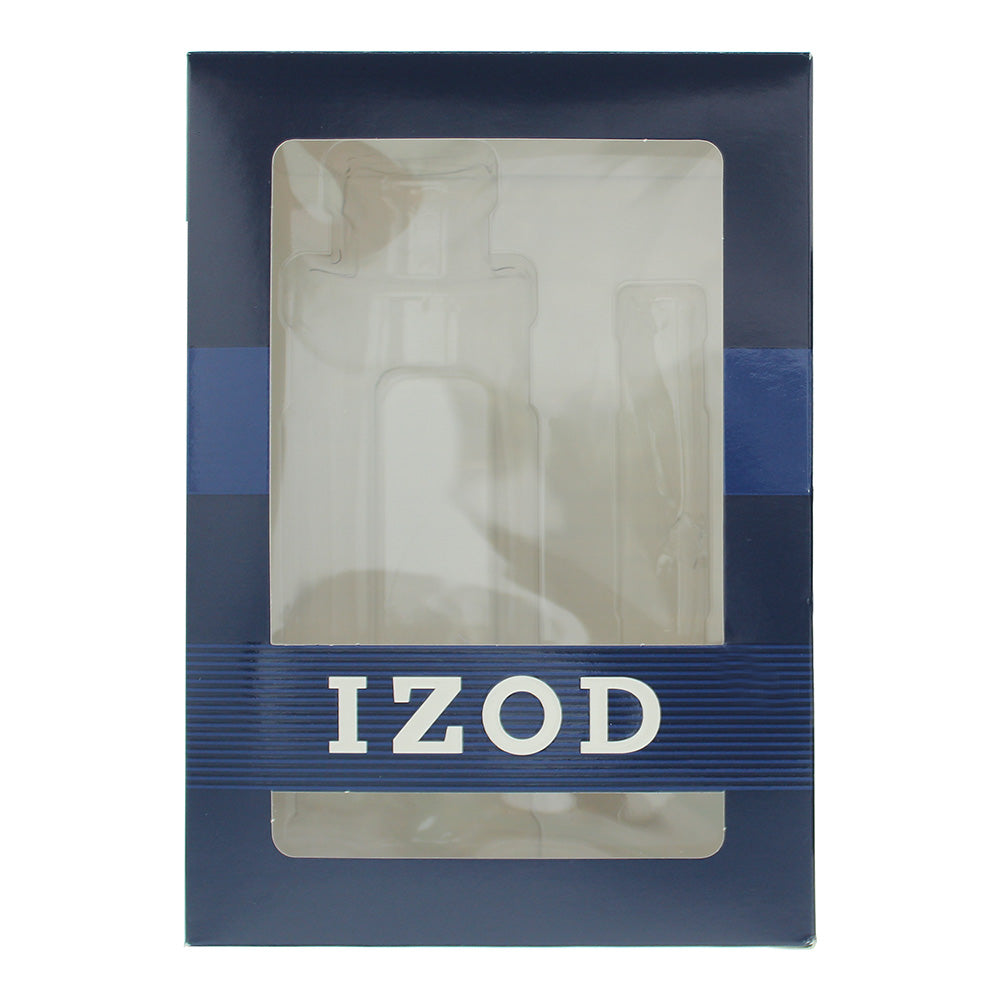 Izod Blue 2 Piece Gift Set: Eau de Toilette 15ml - Body Spray 200ml - Box