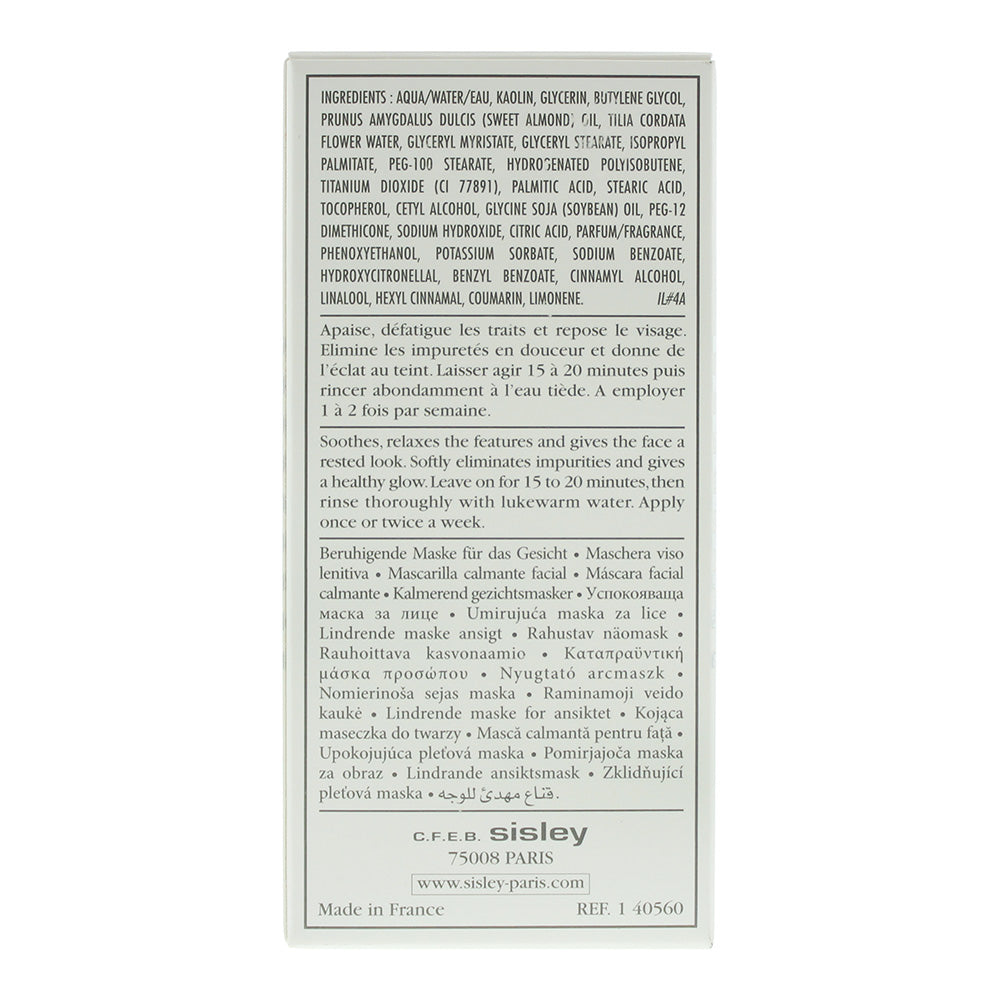 Sisley Facial Mask With Linden Blossom 60ml Sensitive Skin