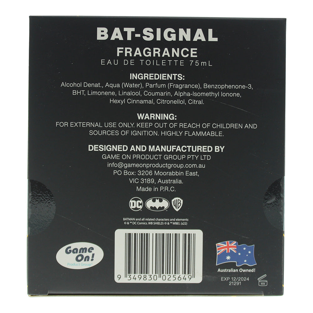 DC Batman Bat-Signal Eau De Toilette 75ml
