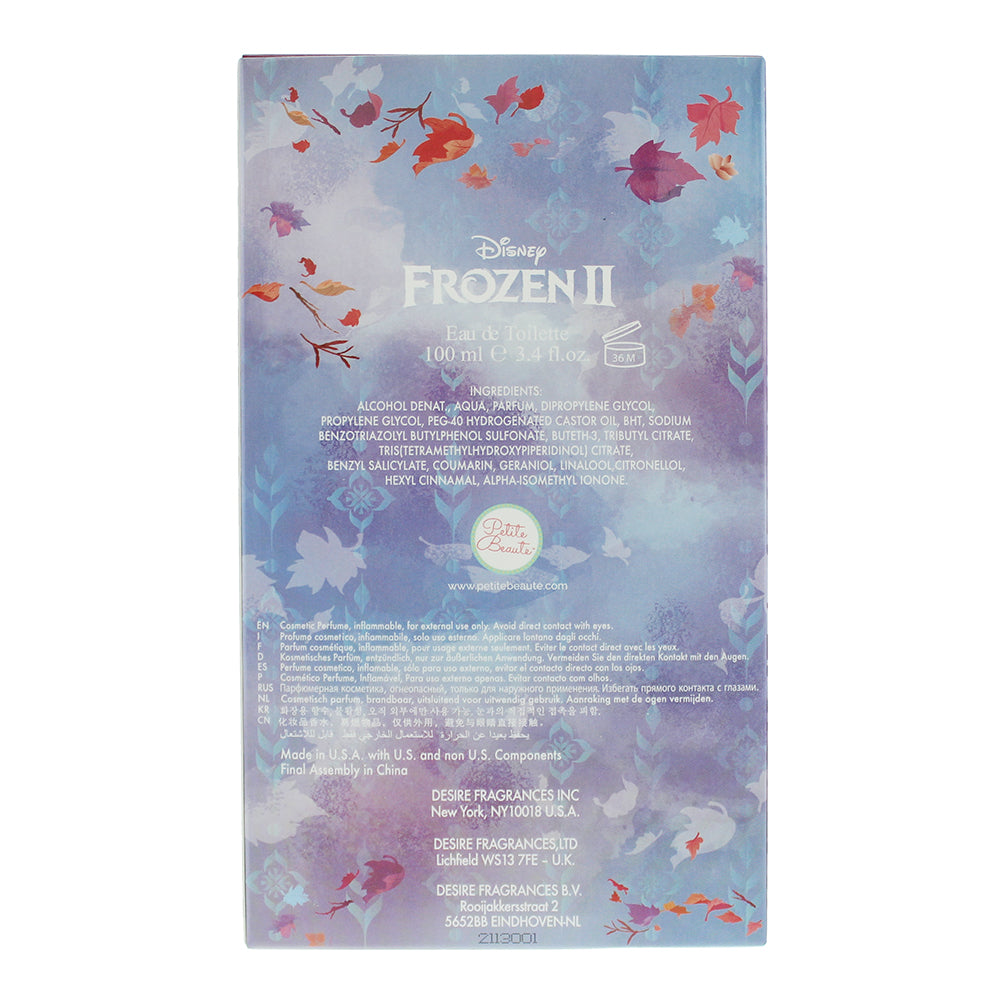 Disney Frozen 2 Anna Eau De Toilette 100ml
