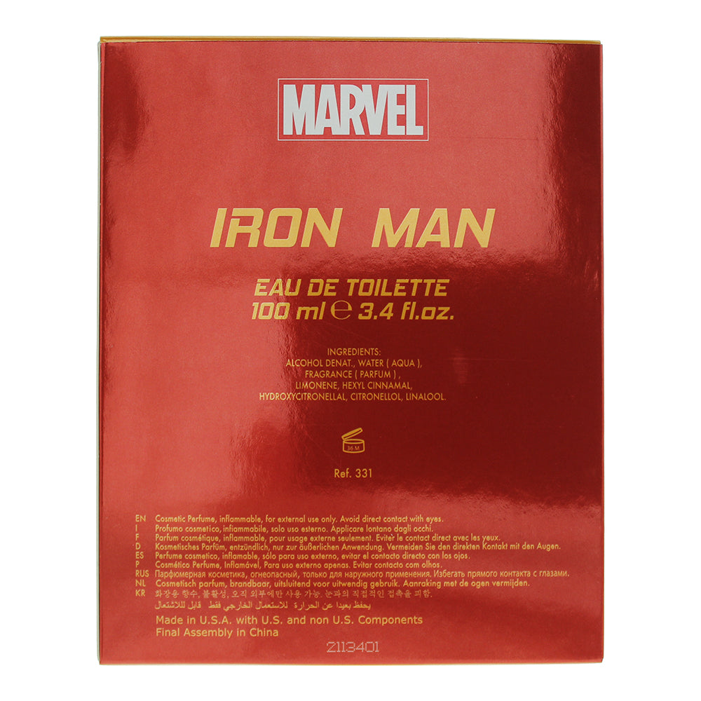 Marvel Iron Man Eau De Toilette 100ml
