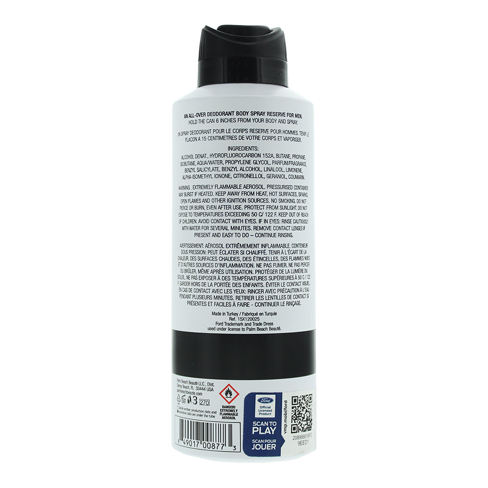 Mustang White Body Spray 170g