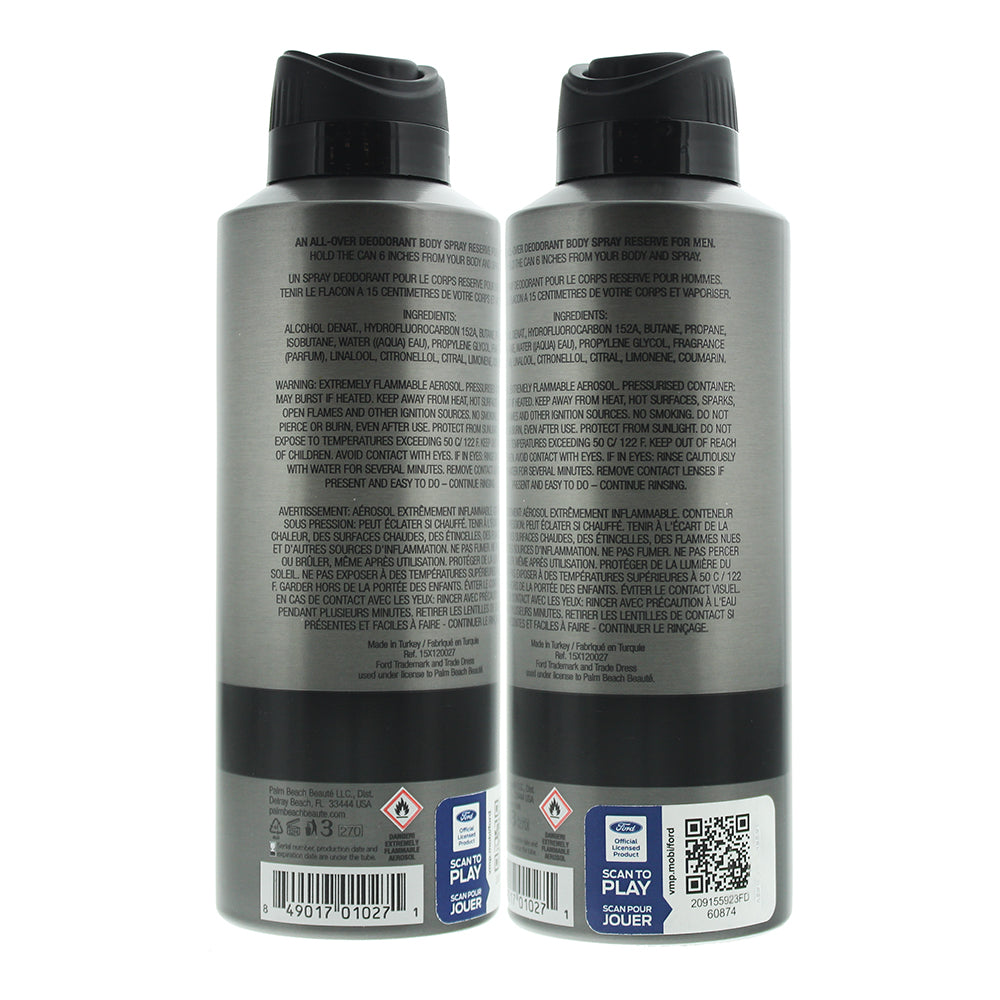 Mustang Black Body Spray 170g