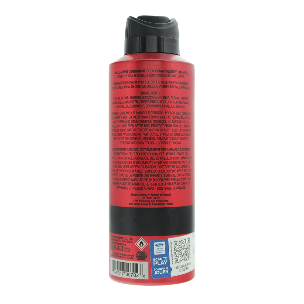 Mustang Red Body Spray 170g