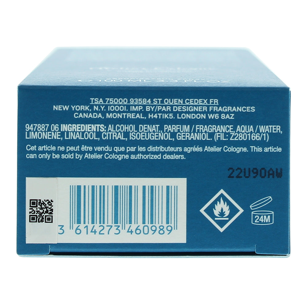 Atelier Cologne Gaiac Eternel Parfum 100ml - Ingredients